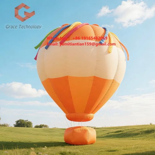 Globo aerostático inflable gigante para exterior, modelo de PVC personalizado, colgante