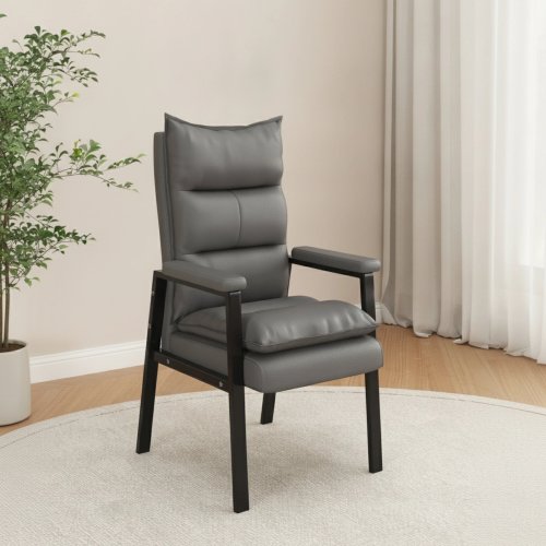 Polster-Sessel mit hoher Rückenlehne, gepolsterter Mid-Century-Accent-Chair, gemütlicher stabiler Lounge-Sessel für Gamer und Gaming-Zimmer