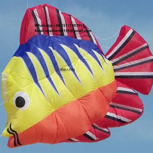3D opblaasbare goudvis vlieger