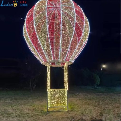 Đèn LED Họa Tiết 3D Khinh Khí Cầu Lớn Trang Trí Giáng Sinh & Halloween Cho Nhà Sân Vườn Đám Cưới - IP65