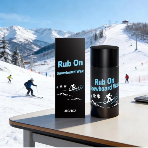 Fart portable 30 g pour snowboard et ski avec applicateur en liège – fart solide d'entretien pour extérieur/intérieur