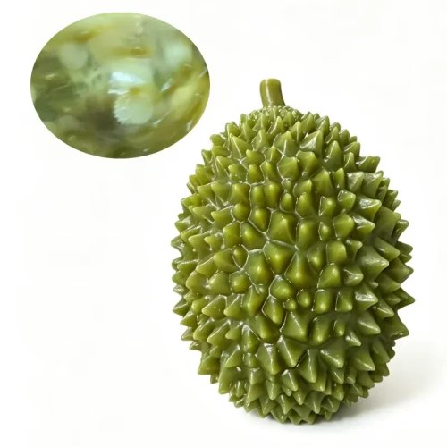 Durian Fruit Squishy Stress Ball, Crunchy Fidget Squeeze Toy, ASMR Sensory Stress Relief Party Gift