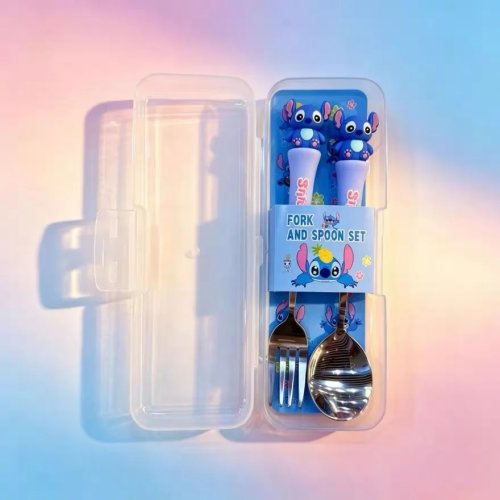 Set Forchetta e Cucchiaio Divertente per Bambini, Acciaio Inossidabile 304, 2 Pezzi, Regalo di Natale 2026