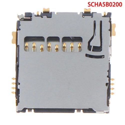 موصل بطاقة Micro SIM موديل AnswerSCHA5B0200 بملامسات مطلية بالذهب لإصلاح لوحات أم الهواتف ومشاريع الإلكترونيات DIY