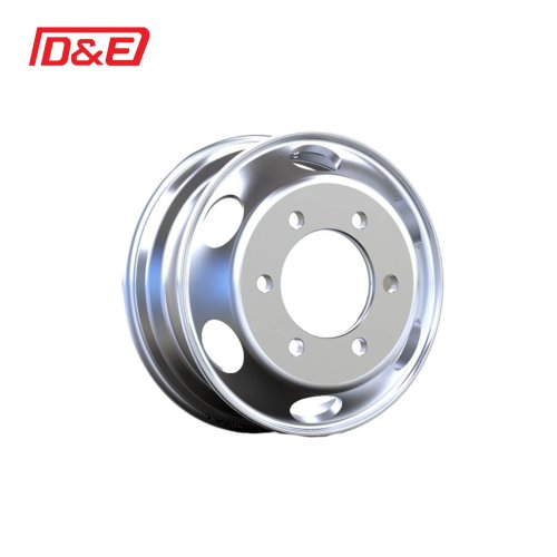 17,5 inch lichtmetalen velg 17,5x6,0 aluminium vrachtwagenwiel 6 gaten gesmede velg