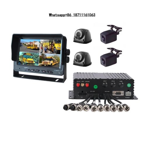 4/8-Channel 1080P Mobile DVR with 2TB HDD/SSD, 3G/4G WiFi, ADAS, APC, H.264/H.265