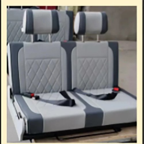 Asiento de cuero gris para 2 personas para caravana, autocaravana, camper, RV y coche modificado - Diver Seat (RV-L006s)