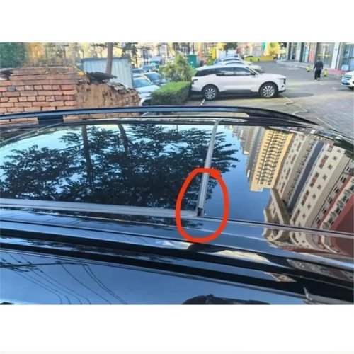 Guarnizione in gomma per tetto apribile auto 54105B32973 per BMW X3 X4 X5 X6 X7 (Nero)
