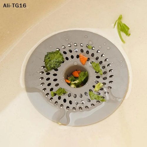 Silicone Drain Strainer Hair Catcher with Drain Holes for Bathroom and Kitchen, Shower Drain Hair Catcher