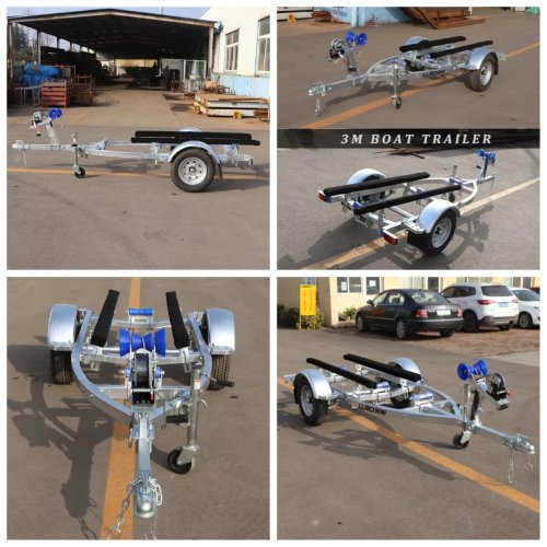 Heavy Duty 3m Wooden Bunk Boat Trailer for Boats up to 20ft | Easy Load
