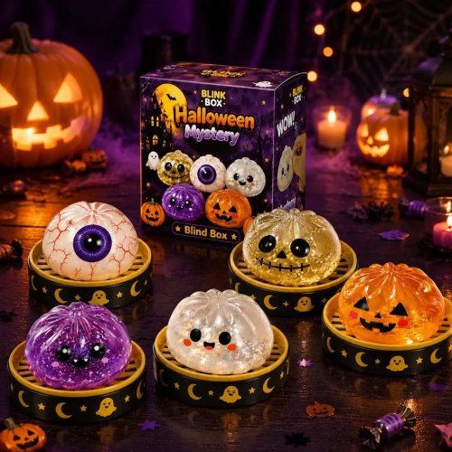 Zabawka antystresowa Halloween 5.5cm - 2026 Nowa Gorąca Kreatywna do Ugniatania, Ściskania i Wyładowania