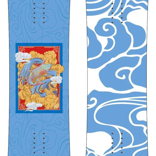 Set snowboard e sci personalizzabile all-around, skateboard plane-cut – Direttamente dalla fabbrica