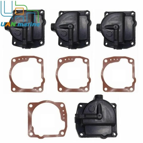 4PK Carb Bowl Float Chamber Assy with Gasket for Johnson Evinrude 90-175hp 0433000