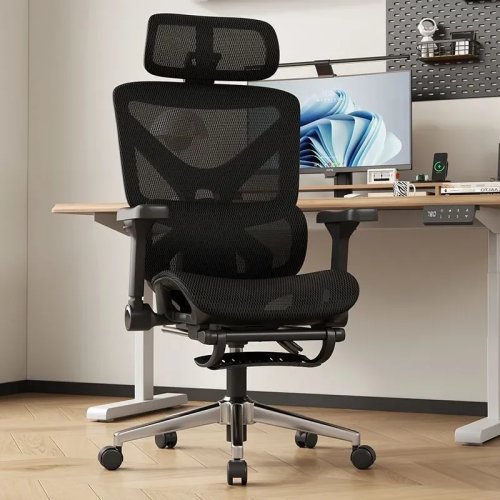 Sedia da computer ergonomica con supporto lombare per ufficio domestico e gaming - Corregge la postura, comoda per stare seduti a lungo