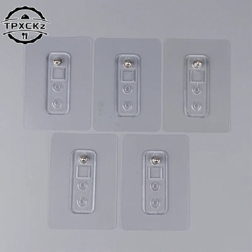 5 Miếng Dán Vít Không Cần Khoan, Móc Treo Tường Dính Chắc Chắn Không Để Lại Vết, Móc Treo Không Cần Đinh