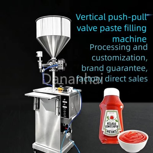 Halfautomatische zuiger-vulmachine met grote capaciteit voor honing, crème, shampoo, verpakkingsmachine voor vloeistoffen