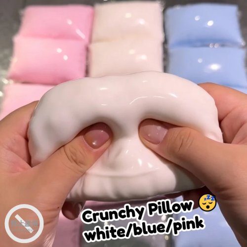 Pelota antiestrés squishy crujiente, juguete fidget ASMR para relajar las manos y regalo