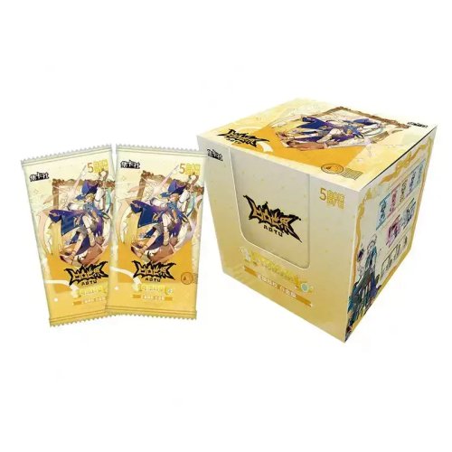 بطاقات تجميعية Aotu World سلسلة Platinum Blind Bag – Dome Fantasy Chapter King Gold، لعبة بطاقات أنمي، هدية مفاجأة
