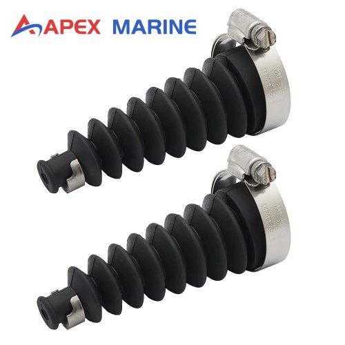 2 Peças 74639A2 74639Q02 Kit de Fole para Cabo de Mudança Compatível com MerCruiser Stern Drive Alpha 1 Gen 2 Bravo 1 2 3 Peças de Reparação Marítima
