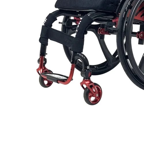 Silla de ruedas deportiva plegable ligera Lorvmed con reposapiés