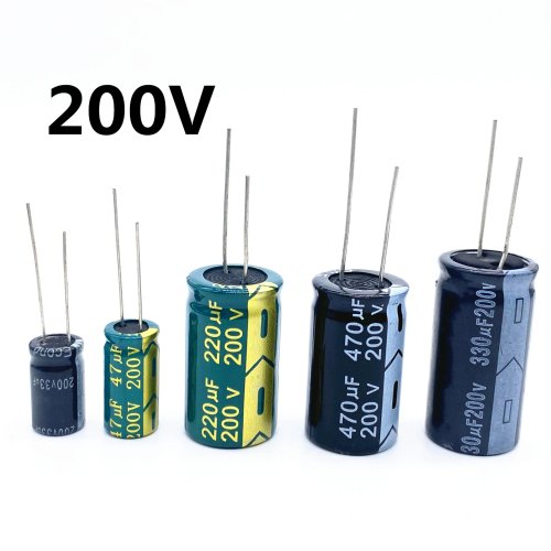 Condensatore elettrolitico ad alta frequenza 200V 20% 33µF 47µF 68µF 220µF 330µF 470µF 680µF