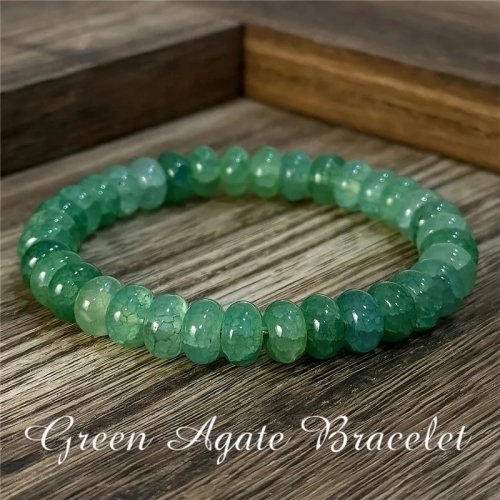 Pulsera de Ágata Rosa Elegante Anti-Ansiedad para Relajación, Piedra Natural, Estilo Bohemio y Retro, Regalo Perfecto para Hombres y Mujeres