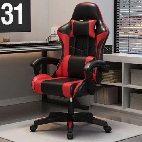 Cadeira Gamer Ergonómica para Escritório em Casa, Reclinável Ajustável, Leve e Durável