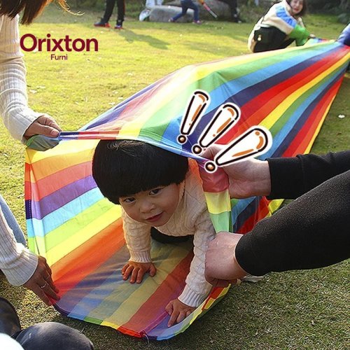 Túnel de juego arcoíris para niños 8M/5M/3M – Túnel para gatear, jardín de niños, juegos indoor/outdoor, integración sensorial