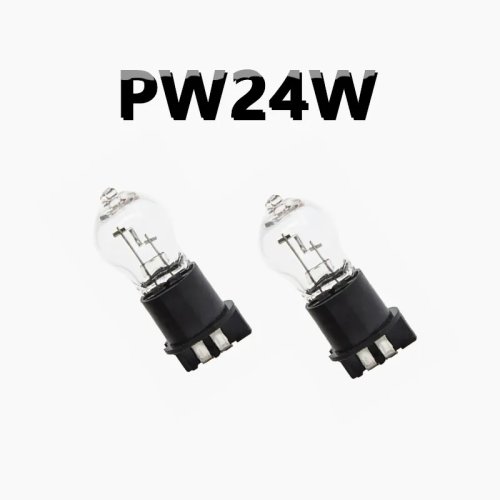2 ชิ้น หลอดไฟฮาโลเจน PW24W 12V 24W สำหรับไฟส่องสว่างกลางวัน DRL สีขาวอบอุ่น สำหรับ Audi A4 VW CC Golf MK7 BMW F30 3 Series Skoda Yeti