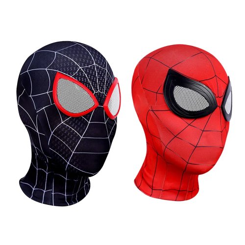 Topeng Superhero Film Lensa Spider Kostum Cosplay Topi Pesta Halloween Topeng Mata Anak Sekolah Hadiah Ulang Tahun