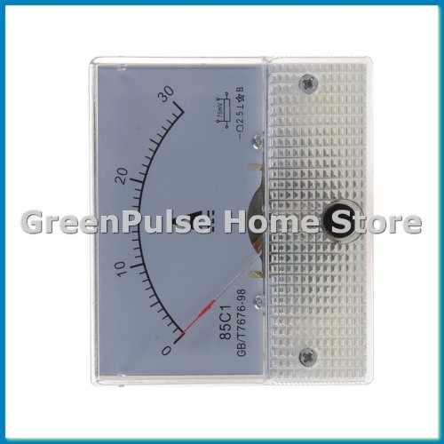 85C1 Analog Current Panel Meter DC 30A Ammeter - ABAM