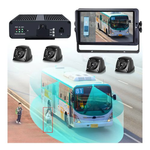 STONKAM 360° AVM Caravan & Truck Camera System, 4CH 1080P, Auto Calibration, Pedestrian Detection, LDW/FCW/BSD, Optional 3D
