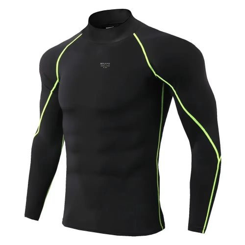 メンズ スポーツTシャツ 長袖 コンプレッション 速乾 ジム ランニング フィットネス
