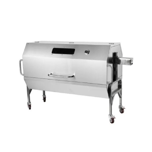 1.1m/1.5m 業務用ラムローストオーブン 炭・ガス・薪・電気対応 回転式BBQグリル 兼用タイプ