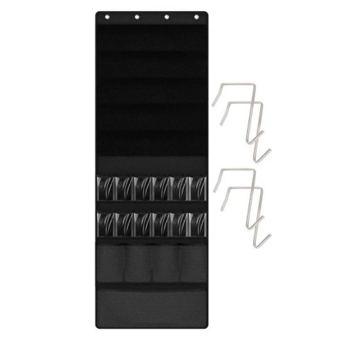 Platzsparender Wand- und Tür-Organizer, Aufbewahrungsnetz aus Vliesstoff mit Metallhaken für Schuhe, Stiefel, Spielzeug, Haushalt