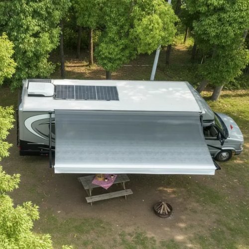 Электрический рулонный навес для Awnlux W5700 – аксессуары для автодома, прицепа и кемпера