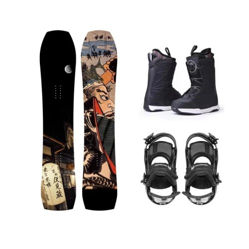 Set de Fijaciones y Botas de Snowboard Freeride Direccional - Más Vendido