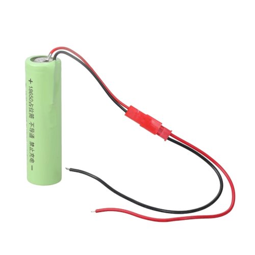Cangkang Baterai Dummy 18650, Placeholder Non-Konduktif Internal dengan Kabel Input JST untuk Adaptor Daya Elektronik