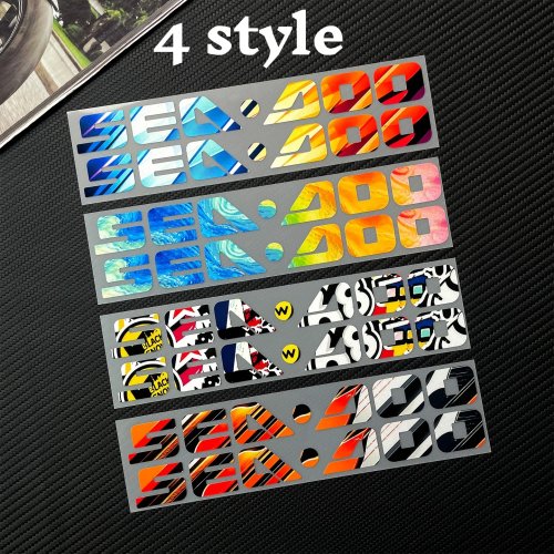 Autocolantes Jet Ski Graffiti, decalques impermeáveis para Sea-Doo SPARK 90 300 GTI GTX RXT RXP WAKE, decalque para capacete de mota de água