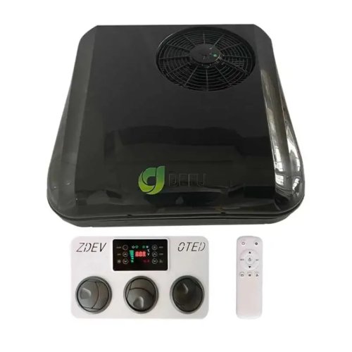 Ar Condicionado de Teto 12V Tudo-em-Um para Carro, Camião, Autocaravana com Ventilador Spal sem Escovas