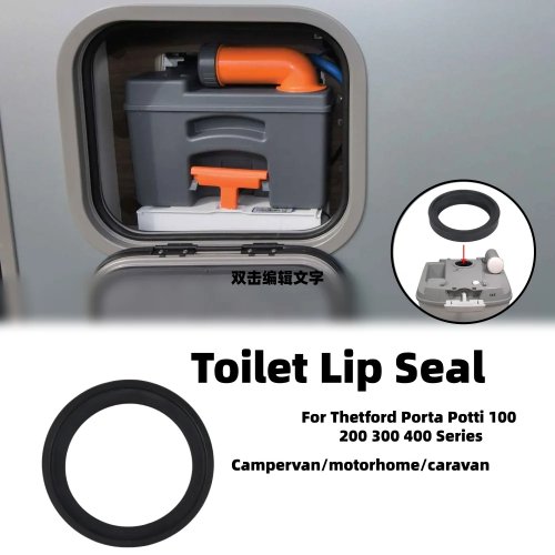 Zamienna uszczelka wargowa do toalety kempingowej Thetford Porta Potti 100 200 300 400 07101, uszczelka silikonowa do przenośnej toalety