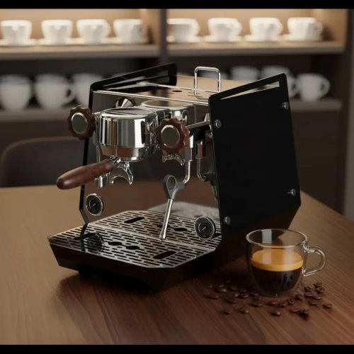Mesin Kopi Espresso Komersial Semi-Otomatis Profesional Satu Group Head untuk Cappuccino