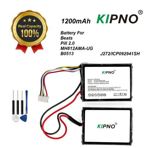 Літій-іонний акумулятор KIPNO 7,4 В 1200 мА·год сумісний з Bluetooth-колонкою Beats Pill 2.0 J272 ICP092941SH