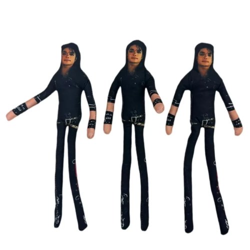 1-6 Pcs Boneka Plush Michael Jackson dengan Sendi Bergerak, untuk Cosplay, Dekorasi Kamar, Hadiah