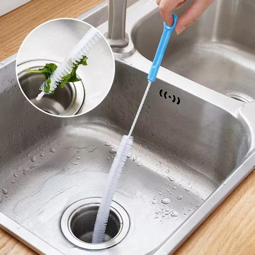 Spazzola sturalavandini 45/71cm – Spazzola flessibile acchiappacapelli per lavandino e bagno