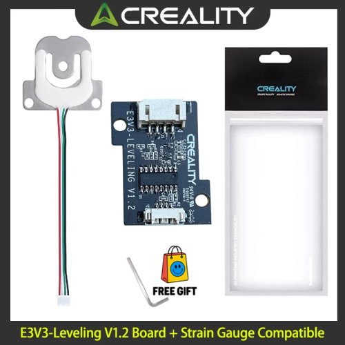 Creality 정품 V3 SE/KE 핫베드 레벨링 어댑터 센서 PCB 모듈 – Heatbed PCBA E3V3-Leveling V1.2 보드 + 스트레인 게이지