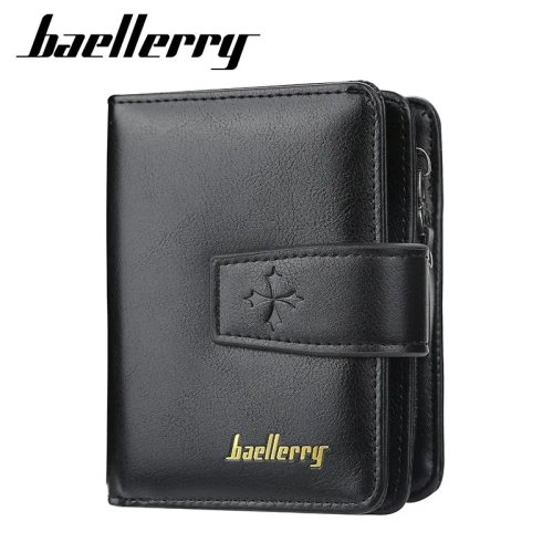 Baellerry メンズ ウォレット ヴィンテージ PUレザー ファスナー カードケース 小銭入れ付き
