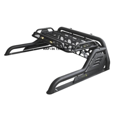 Thanh thể thao roll cage 4x4 mới cho Navara Frontier 2007-2014, màu đen, tương thích với Hilux và F150