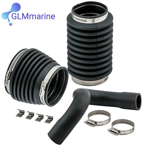 U-조인트 배기 호스 벨로우즈 키트 875822 Volvo Penta 스턴 드라이브 AQ DP PT DP DPX SP용 - 876294 876631 876632 875848 대체