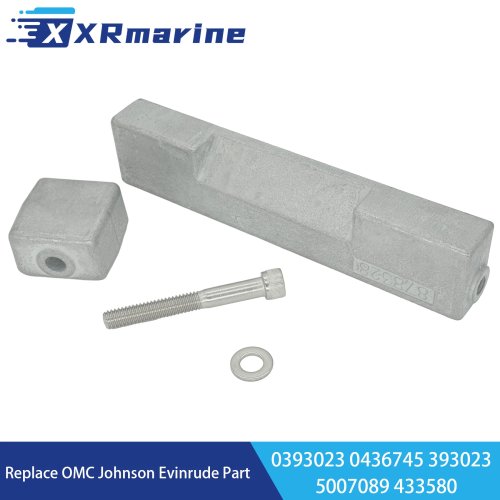 Kit Anoda Seng Baru untuk Mesin OMC Johnson Evinrude BRP 90-225 HP 1991 ke Atas 5007089 0393023 436745 433580